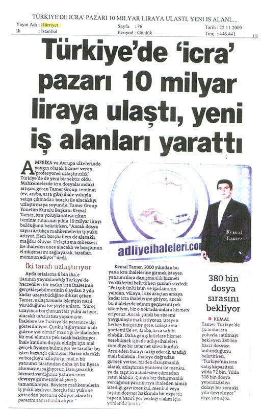 Hürriyet (22.11.2009)